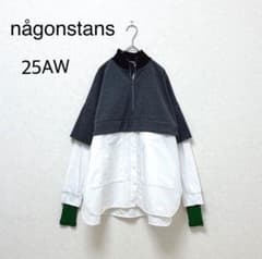 美品✨ナゴンスタンス 25AW レイヤード プルオーバー シャツ - メルカリ