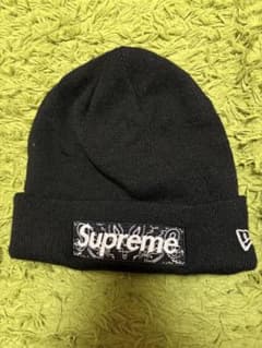 希少 Supreme New Era バンダナ ビーニー ニット帽のサムネイル