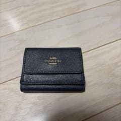 COACH 三つ折り財布 ネイビーのサムネイル