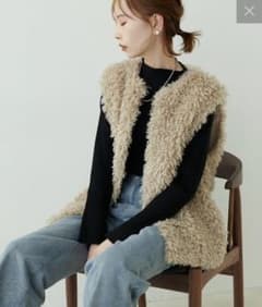 natural couture ナチュラルクチュール ファーベスト ベージュのサムネイル