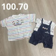 兄弟お揃い　ディズニー　100Tシャツ、70ロンパースのサムネイル