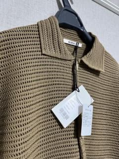 AURALEE 25SS 新品 COTTON MESH KNIT SHIRT 4 - メルカリ