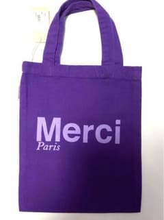 新品タグ付】パリ限定 Merci メルシー オリジナルトートバッグ 