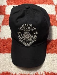 Mardi Mercredi キャップ ブラックのサムネイル