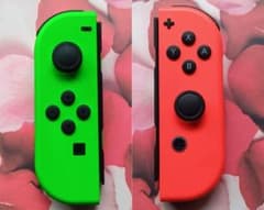 Nintendo Switch グリーン・レッド Joy-Con Nintendo Switch Joy-Con ネオングリーン/ネオンレッド - メルカリ