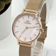稼動品Daniel Wellington ゴールドメッシュ 腕時計新品電池A15のサムネイル