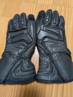 バイク用 レザーグローブ ブラックのサムネイル