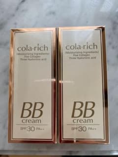 お値下げしました♪♪コラリッチ BBクリーム 白色肌用2本セットのサムネイル