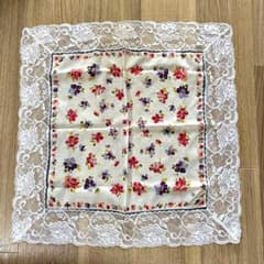 YUMI KATSURA ハンカチ レース 花柄 60cmのサムネイル