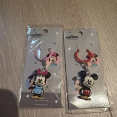 ミッキー＆ミニー キーホルダー 2種セットのサムネイル