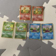 ポケモンカード classic ヒトカゲ2枚 フシギダネ2枚 ゼニガメ2枚