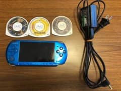 PSP 本体 充電器 ソフト3本のサムネイル