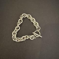 13lue シルバーカラー マンテル チェーンブレスレットのサムネイル