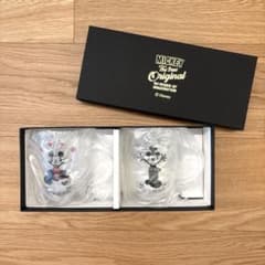 미키 90주년 기념 페어 내열 유리 머그