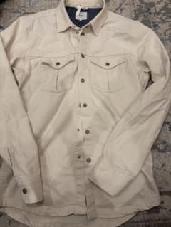 Pepe Jeans LONDON 長袖シャツ 古着　お兄さん系 ホワイトのサムネイル