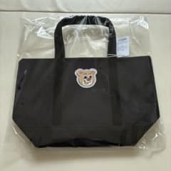 トートバッグ　フェイラー　ブラック　黒　L オールドテディ　テディトートのサムネイル