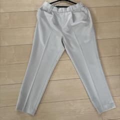 しまむら ライトグレー スラックス w69~71 Lサイズのサムネイル