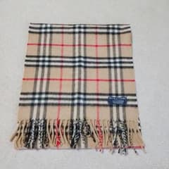 【カッサン専用】BURBERRY　バーバリー カシミヤ100% マフラーのサムネイル