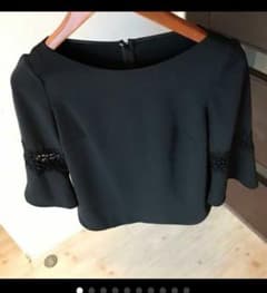 新品☆ ANAYI ダブルクロス袖レースブラウスのサムネイル