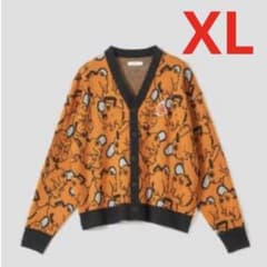 グラニフ チェンソーマン ポチタ パターン ジャカードカーディガン XL