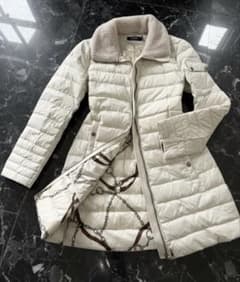 【美品♡希少デザイン】ローレンラルフローレン　裏地スカーフ柄ダウンコート　XL 美品♡希少デザイン】ローレンラルフローレン 裏地スカーフ