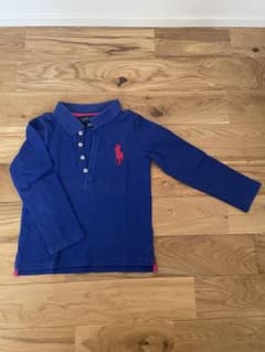 RALPH LAUREN 長袖ポロシャツ ブルー 110cmのサムネイル
