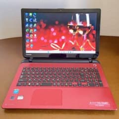 【初期設定済み】人気のワインレッドのダイナブック♪Win11 8GB 新品SSDのサムネイル
