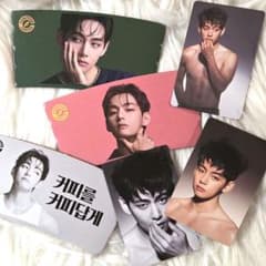 BTS V テテ コンポーズコーヒー新カップホルダー&トレカ3枚セット
