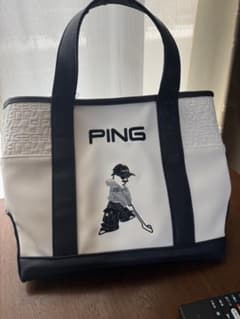 PING 1959 トートバッグ ホワイト/ネイビー　新品未使用　ゴルフ PING ゴルフトートバッグ アリゾナ 新品未使用 - メルカリ
