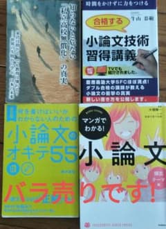小論文対策テキスト　バラ売りです。のサムネイル