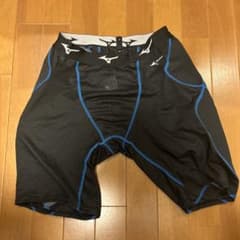 Mizuno スライディングパンツ ブラック/ブルーのサムネイル