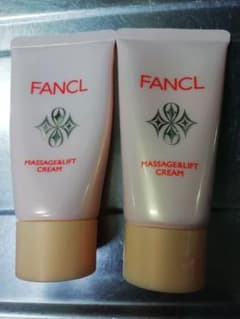 新品と中古の２本セット　FANCL　マッサージ＆リフトクリームのサムネイル