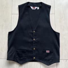 USA製 90s BEN DAVIS ベンデイビス ワークベスト 黒 M - メルカリ