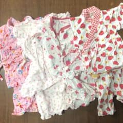 夏用女の子パジャマ80cm 4セットまとめ売りのサムネイル