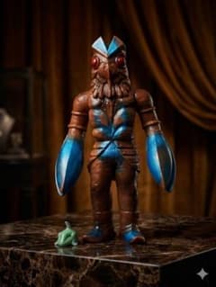 昭和レトロ 当時物 キングザウルスシリーズ バルタン星人 ① ソフビ