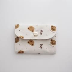 マルチケース（くま）　コインケース　ハンドメイドのサムネイル