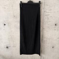 ZARA ブラック ストライプ タイトスカート ロング丈のサムネイル