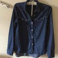 【USED】デニムフリンジシャツのサムネイル