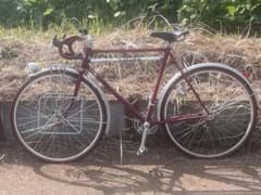 1970〜80年代ランドナー当時物スポーツサイクルフロントキャリア付 
