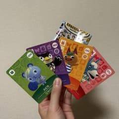 どうぶつの森 amiiboカード 4枚セット スピカのサムネイル