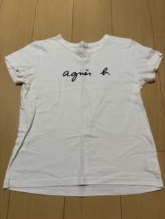 agnes b. ロゴTシャツ ホワイト T1のサムネイル