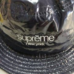 supreme 네이비 버킷 모자