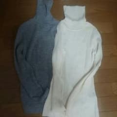 まいこ様専用 タートルニット 白のサムネイル