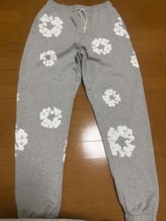 denim tearsスウェットパンツ グレーのサムネイル