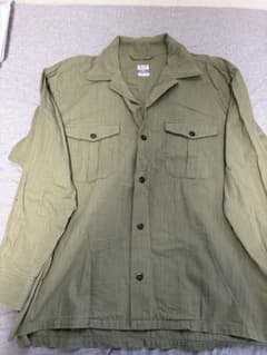 JOURNAL STANDARD relume コットン長袖シャツ カーキ Lのサムネイル