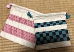 巾着袋　ハンドメイドのサムネイル
