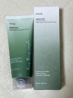 ドクダミポアクレイパック100ml ポアディープクレンジングフォーム150mlのサムネイル