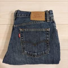 【送料無料】Levi's 505 ダークブルー ジーンズ　古着のサムネイル