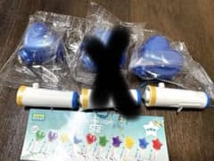 アイドルペンライト ブルー ハート２個のサムネイル