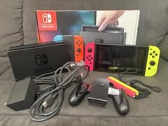 Nintendo Switch 本体 充電器セット 早い者勝ち - メルカリ